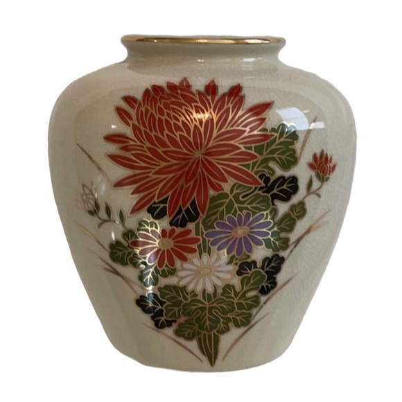 OMC Japanese Porcelain Vase EUC - Picture 2 of 11